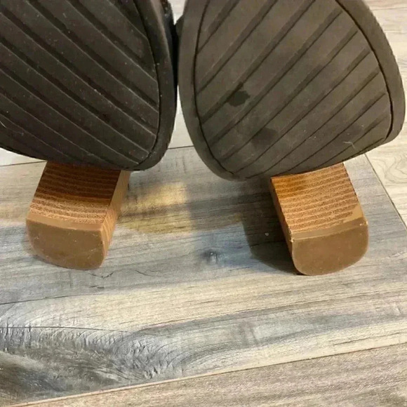 Maurice black peep toe black ankle boots size 8.5 - Picture 15 of 16